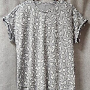 Tuff Athletics leopard print top